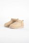 Ugg Klassieke Ultra Mini Schapenleren Laarzen Beige Dames - Thumbnail 5