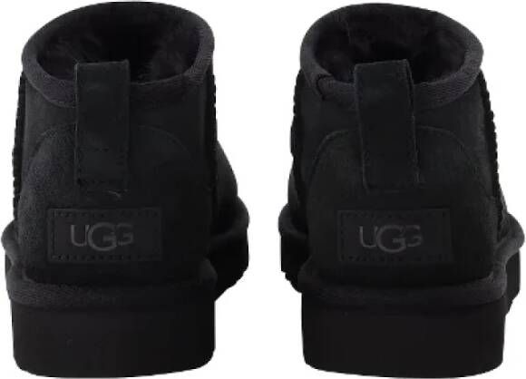 Ugg Leather flats Black Dames