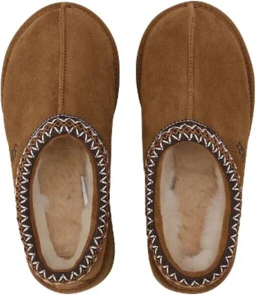 Ugg Leather flats Brown Dames