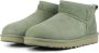 UGG Vachtlaarzen Dames W Classic Ultra Mini Maat: 36 Materiaal: Suède Kleur: Groen - Thumbnail 2