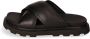 UGG Slippers Dames W Capitelle Crossband Maat: 39 Materiaal: Leer Kleur: Zwart - Thumbnail 8