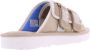 Ugg Beige Suède Sandalen met Klittenbandsluiting Beige Heren - Thumbnail 7