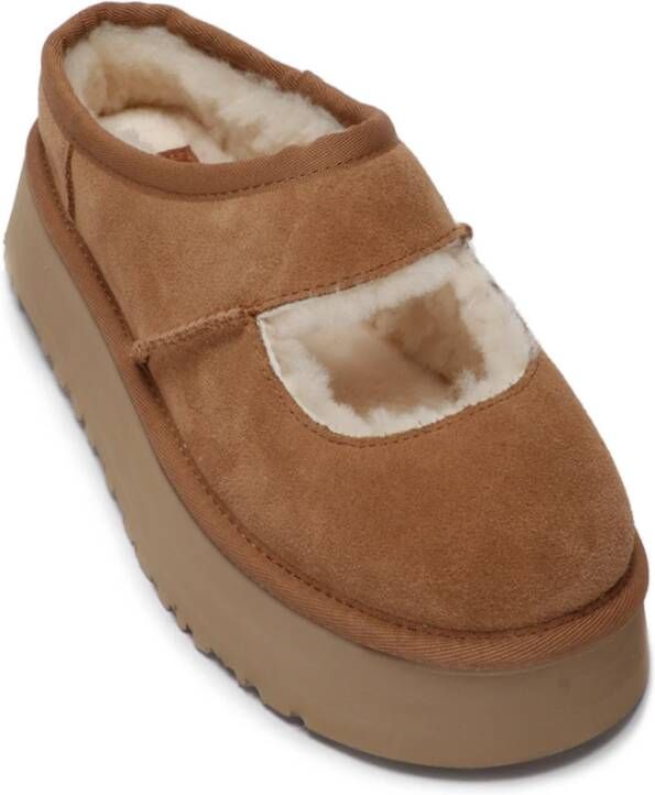Ugg Comfortabele Winter Pantoffels voor Mannen Brown Dames