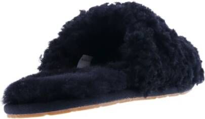 Ugg Maxi Curly Slide Slippers Zwart Dames