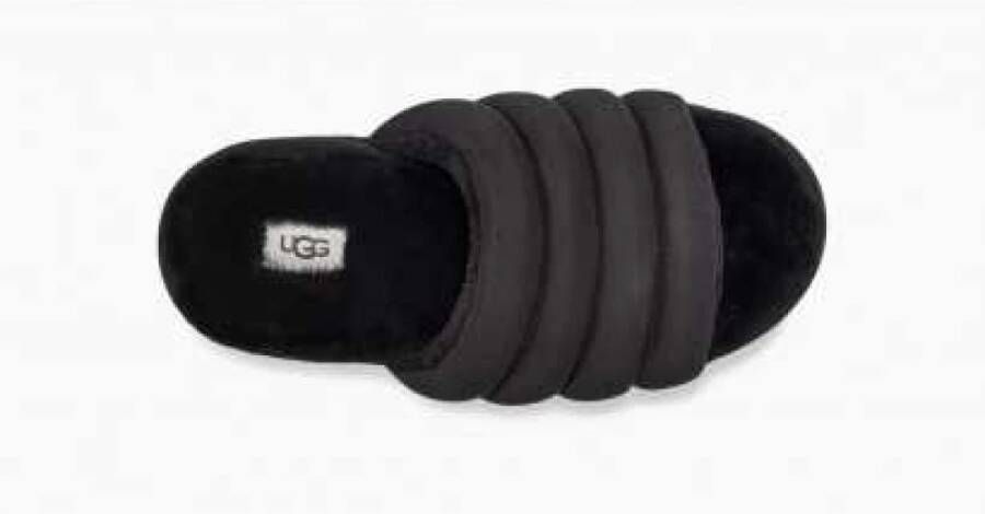 Ugg Maxi Sliders Zwart Dames