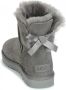 Ugg W Mini Bailey Bow II suede snow boots Grijs Dames - Thumbnail 11
