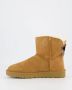 Ugg Dameslaarzen van omgekeerd schapenleer en suède voor herfst winter Beige Dames - Thumbnail 4