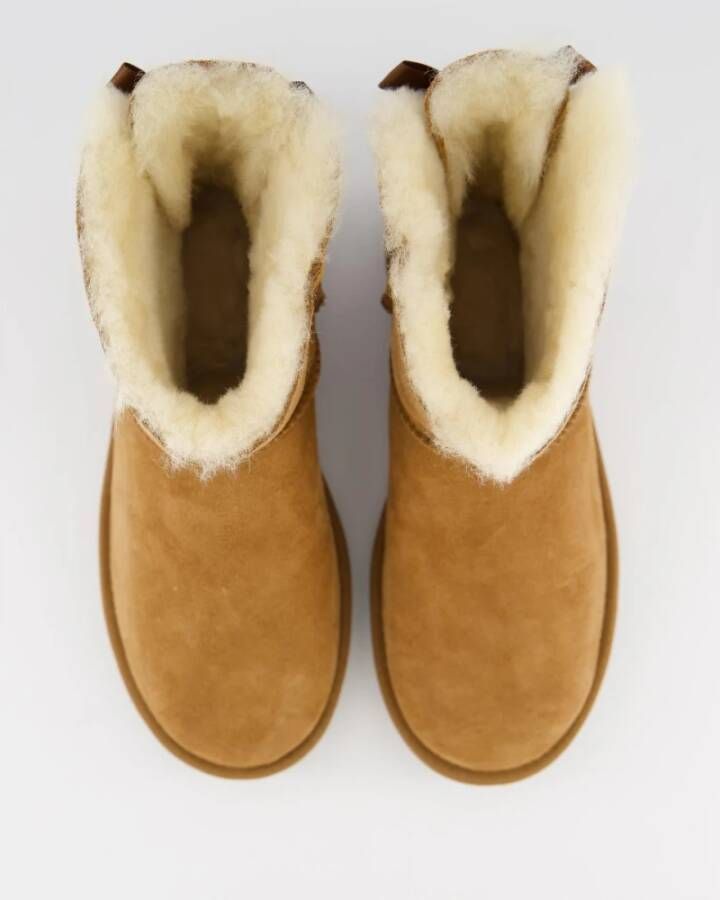Ugg Mini Bailey Bow II Boots Beige Dames