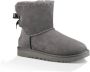 Ugg Mini Bailey Bow II Boots Gray Dames - Thumbnail 6