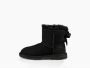 Ugg Mini Bailey Bow II laars voor Grote Kinderen in Black Leder - Thumbnail 6