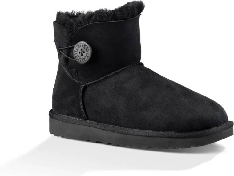 Ugg Mini Bailey Button II Laarzen Zwart Dames