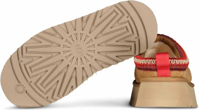 Ugg Modieuze Velours Pantoffels met EVA Zool Bruin Dames