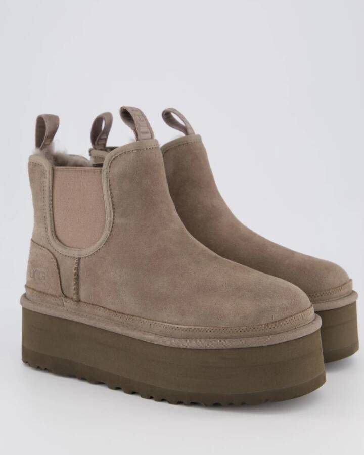Ugg Neumel Platform Chelsea Laarzen Gray Dames