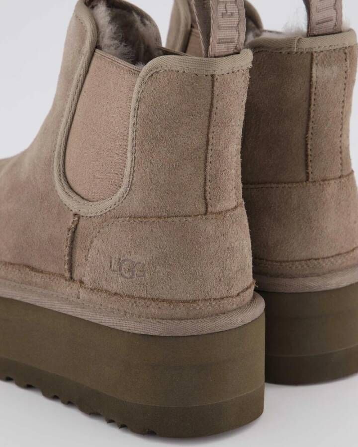 Ugg Neumel Platform Chelsea Laarzen Gray Dames