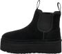 UGG Chelsea Boots Dames W Neumel Platform Chelsea Maat: 43 Materiaal: Suède Kleur: Zwart - Thumbnail 6