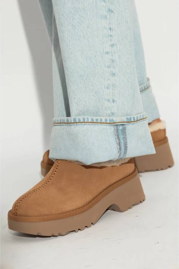 Ugg Nieuwe Hoogtes Gezellige Klompen Brown Dames