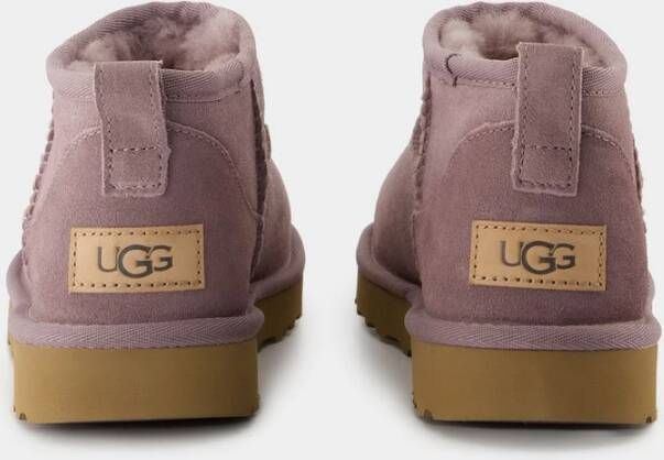 UGG Paarse Shearling Mini Laarzen