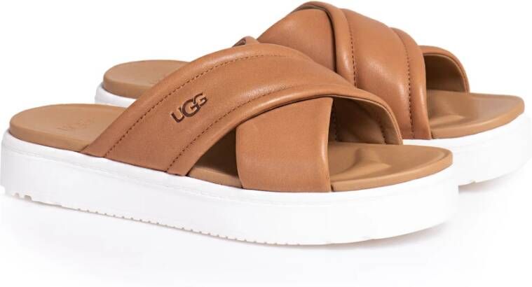 Ugg Plateau Sandalen Zayne Brown Dames
