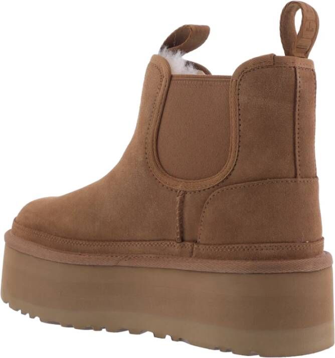 Ugg Platform Chelsea Chestnut Laarzen Beige Dames