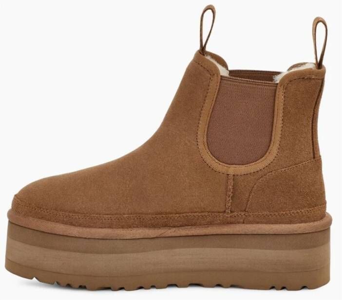Ugg Platform Chelsea Laarzen Brown Dames