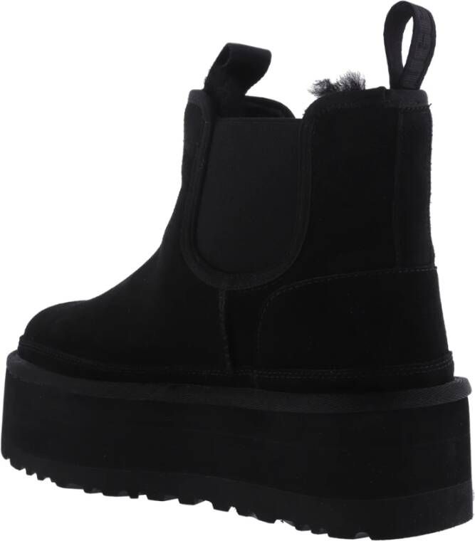 Ugg Neumel Chelsea-laars met plateauzool voor Dames in Black