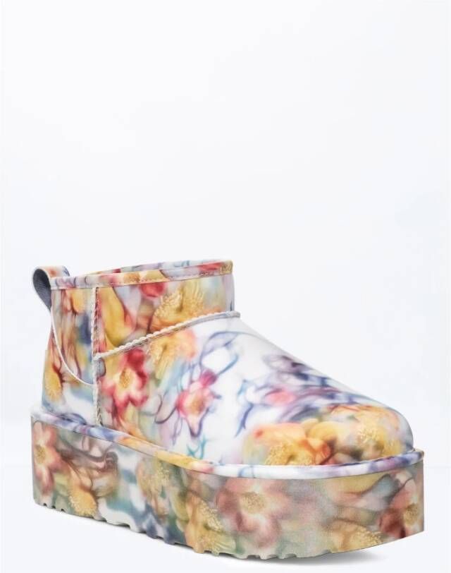 Ugg Platformlaarzen met Bloemenmotief Multicolor Dames