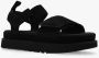 UGG Goldenstar Strap 1137890-BLK Vrouwen Zwart Sandalen - Thumbnail 8