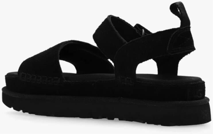 Ugg Platte sandalen Zwart Dames