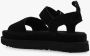 UGG Goldenstar Strap 1137890-BLK Vrouwen Zwart Sandalen - Thumbnail 9