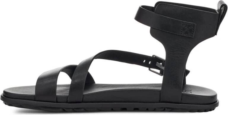 Ugg Platte sandalen Zwart Dames