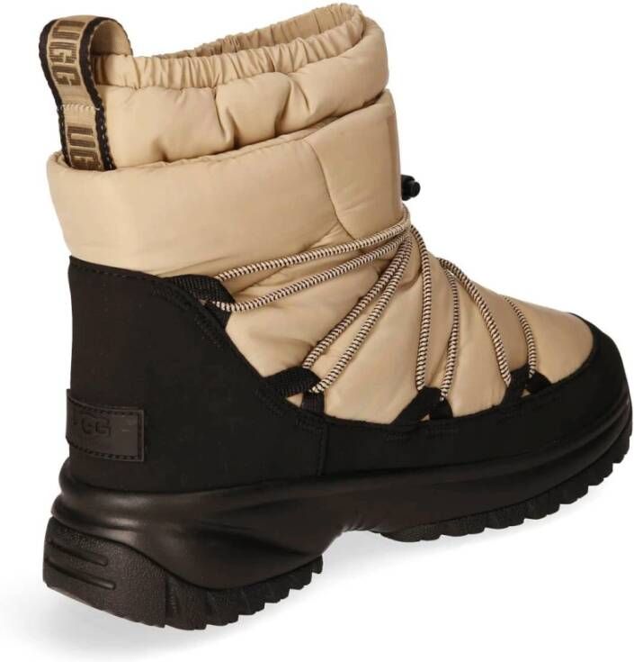 Ugg Puffer Boot met gewatteerd bovenwerk Beige Dames