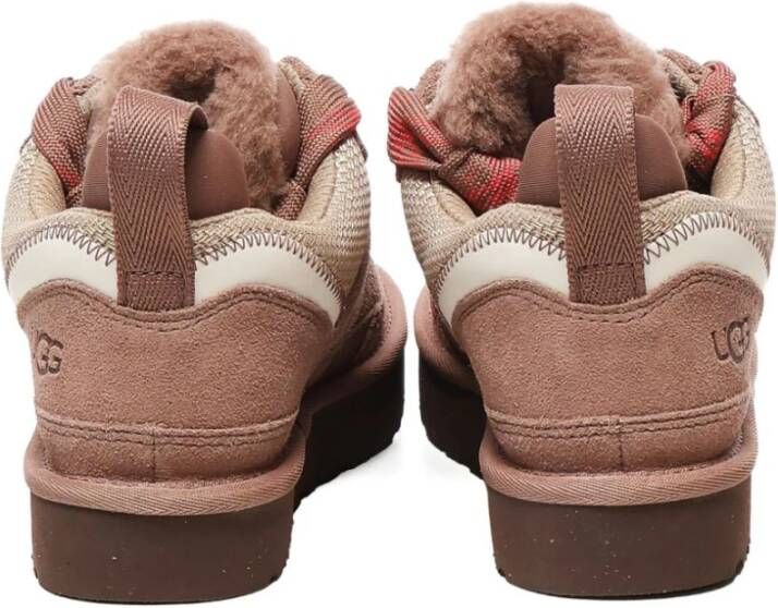 UGG Roze Leren Lint Sneakers