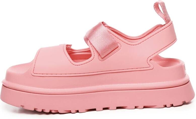 UGG Roze Sandalen met Klittenbandsluiting