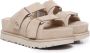 Ugg Goldenstar Hi Sandalen Leer Bruin Zand Brown Dames - Thumbnail 17