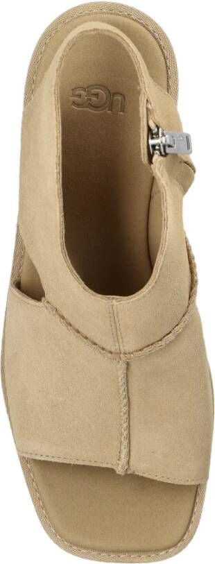 UGG Sandalettes met hak W Nieuwe Hoogtes Plateau T-Strep