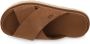 UGG Slippers Dames W Goldenstar Cross Slide Maat: 37 Materiaal: Suède Kleur: Cognac - Thumbnail 14
