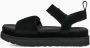 UGG Goldenstar Strap 1137890-BLK Vrouwen Zwart Sandalen - Thumbnail 11