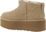 UGG Vachtlaarzen Dames W Classic Ultra Mini Platform Maat: 38 Materiaal: Suède Kleur: Beige - Thumbnail 5