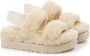 Ugg Schapenvacht Pantoffels Natuurlijk Leer Ecru Beige Dames - Thumbnail 5