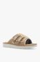 Ugg Beige Suède Sandalen met Klittenbandsluiting Beige Heren - Thumbnail 4