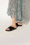 UGG Slippers Dames W Solivan Crossband Maat: 36 Materiaal: Leer Kleur: Zwart - Thumbnail 2
