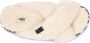 Ugg Fuzz Sugar Cross Slide Natural Black Muilen - Thumbnail 7