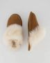 Ugg Bruine Suède Scuff Sis Pantoffel met Shearling Kraag Brown Dames - Thumbnail 14