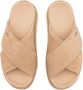 Ugg Goldenstar cross slide 1137910 DRI driftwood Beige - Thumbnail 9