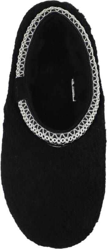 Ugg Tasman Maxi Curly Slides Black Dames