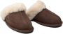 UGG Pantoffels Dames Sloffen Instappers Suède Harde zool Dichte hiel scufette II Bruin - Thumbnail 9