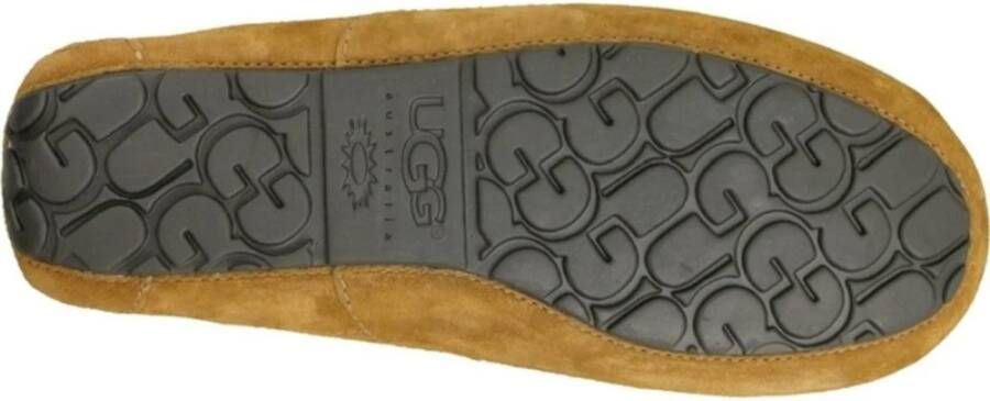 UGG Pantoffels Heren Sloffen Instappers Wol Harde zool Dichte hiel 1101110 Cognac - Foto 15