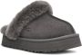 Ugg Grijze Shearling Platform Slippers Gray Dames - Thumbnail 3