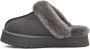 Ugg Grijze Shearling Platform Slippers Gray Dames - Thumbnail 4