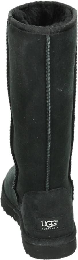 UGG Sportieve Hoge Laarzen Zwart Suède